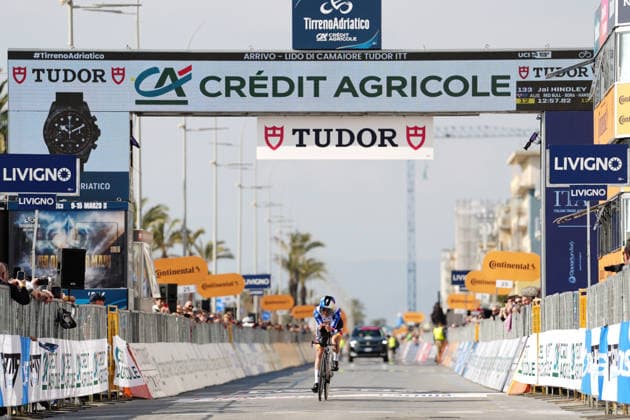 Hindley Jai Of Red Bull - Bora - Hansgrohe during Stage 1, an individual time trial, of the Tirreno-Adriatico cycling race in Lido di Camaiore. The 11.5-kilometer stage starts and finishes in Lido di Camaiore- Italy - Monday, March 9, 2026. - cycling .  Copyright: xMassimoxPaolone LaPressex
