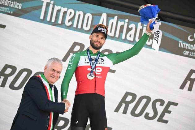 09-03-2026 Tirreno - Adriatico; Tappa 01 Lido Di Camaiore; 2026, Ineos Grenadiers; Ganna, Filippo; Lido Di Camaiore; 