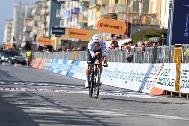 09-03-2026 Tirreno - Adriatico; Tappa 01 Lido Di Camaiore; 2026, Movistar; Romo Oliver, Javier; Lido Di Camaiore; 