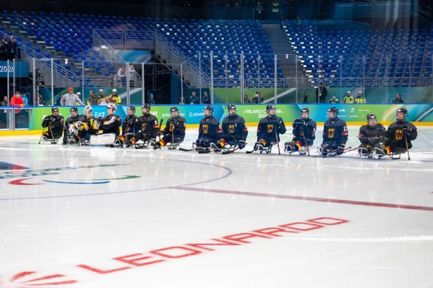 Para Ice hockey, Eishockey - Millano Cortina 2026 Winter Paralympics: Day 3 - GER-USA Para Ice Hockey - Milano Cortina 2026 Winter Paralympics: Day 3 MILANO SANTAGIULIA ICE HOCKEY ARENA MILANO, ITALY - MARCH 9: Preliminary Round - Group A Germany - United States Impressions of Team Para Ice Hockey Germany playing Team USA at March 9 at the Milano Cortina 2026 Winter Paralympics Para Ice Hockey Tournament in the Milano Santagiulia Ice Hockey Arena at day 3. (Photo by RALF KUCKUCK) Copyright 2026 Ralf Kuckuck