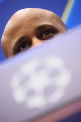 March 9, 2026, Bergamo, ITALY: Bayer Monaco coach Vincent Kompany attends a press conference, PK, Pressekonferenz on the eve of the UEFA Champions League round of 16- 1st leg soccer match between Atalanta BC and Bayern Munchen at Bergamo Stadium in Bergamo, Italy, 9 march 2026. ANSA MICHELE MARAVIGLIA Champions League MD-1: Atalanta BC-Bayern Munchen  - ZUMAa110 20260309_zaf_a110_024 Copyright: xMichelexMaravigliax