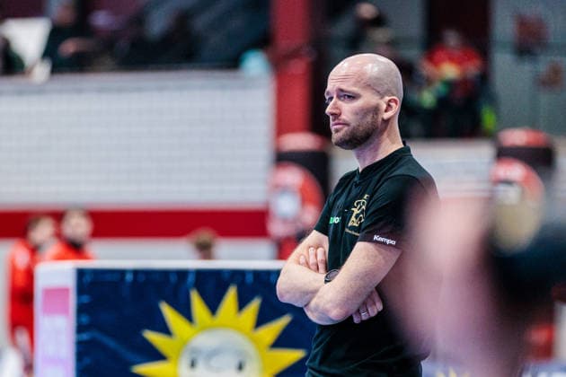 Andre Haber HC Elbflorenz 2006, Coach GER, TuS N Luebbecke vs HC Elbflorenz 2006, Handball, 2 Bundesliga, Matchday 23, Season 2025 2026, 09 03 2026 GER, TuS N Luebbecke vs HC Elbflorenz 2006, Handball, 2 Bundesliga, Matchday 23, Season 2025 2026, 09 03 2026 Luebbecke Copyright: xEibner-Pressefoto JanxRollingerx EP_JSK