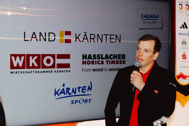 PARALYMPICS - Winter Paralympics Milano Cortina 2026 CORTINA D AMPEZZO,ITALY,09.MAR.26 - PARALYMPICS - Paralympic Winter games, Winterspiele,Spiele, Summer games Milano Cortina 2026, Austria House, Kaernten-Abend. Image shows Markus Salcher (AUT).  GEPAxpictures xMatthiasxTrinkl