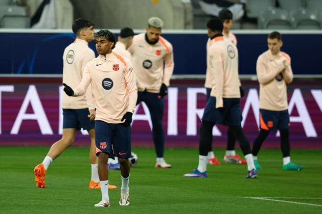 Football, CL, FC Barcelona, Training