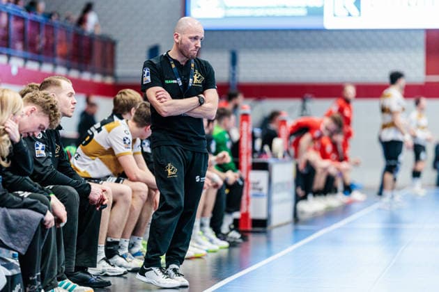 Andre Haber HC Elbflorenz 2006, Coach is disappointed dissatisfied GER, TuS N Luebbecke vs HC Elbflorenz 2006, Handball, 2 Bundesliga, Matchday 23, Season 2025 2026, 09 03 2026 GER, TuS N Luebbecke vs HC Elbflorenz 2006, Handball, 2 Bundesliga, Matchday 23, Season 2025 2026, 09 03 2026 Luebbecke Copyright: xEibner-Pressefoto JanxRollingerx EP_JSK