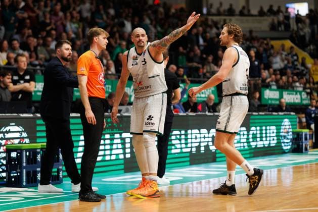 Maik Zirbes Gladiators Trier , Vet Concept Gladiators Trier vs MLP Academics Heidelberg, Basketball, easyCredit BBL, Matchday 23, Season 2025 2026, 09 03 2026 Vet Concept Gladiators Trier vs MLP Academics Heidelberg, Basketball, easyCredit BBL, Matchday 23, Season 2025 2026, 09 03 2026 Copyright: xEibner-Pressefoto AlexanderxNeisx EP_ANS