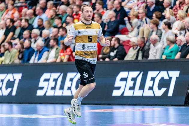 Lukas Wucherpfennig HC Elbflorenz 2006, 05 celebrates after scoring goal GER, TuS N Luebbecke vs HC Elbflorenz 2006, Handball, 2 Bundesliga, Matchday 23, Season 2025 2026, 09 03 2026 GER, TuS N Luebbecke vs HC Elbflorenz 2006, Handball, 2 Bundesliga, Matchday 23, Season 2025 2026, 09 03 2026 Luebbecke Copyright: xEibner-Pressefoto JanxRollingerx EP_JSK
