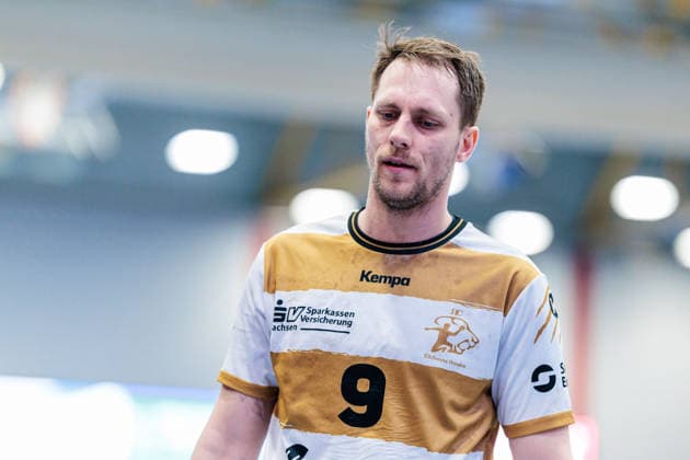 Julius Dierberg HC Elbflorenz 2006, 09 is disappointed dissatisfied GER, TuS N Luebbecke vs HC Elbflorenz 2006, Handball, 2 Bundesliga, Matchday 23, Season 2025 2026, 09 03 2026 GER, TuS N Luebbecke vs HC Elbflorenz 2006, Handball, 2 Bundesliga, Matchday 23, Season 2025 2026, 09 03 2026 Luebbecke Copyright: xEibner-Pressefoto JanxRollingerx EP_JSK