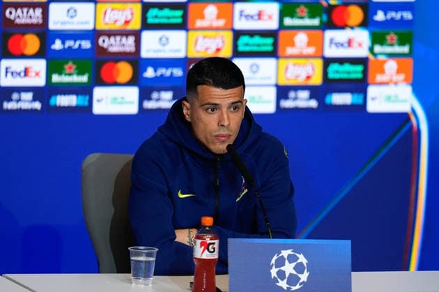March 9, 2026, Madrid, Madrid, Spain: Pedro Porro of Tottenham Hotspur attends his press conference, PK, Pressekonferenz ahead of their UEFA Champions League 2025 26 match against Atletico de Madrid at Riyadh Air Metropolitano on March 09, 2026, in Madrid, Spain. Tottenham Hotspur Press Conference - UEFA Champions League 2025 26  - ZUMAa181 20260309_zaa_a181_120 Copyright: xDennisxAgyemanx
