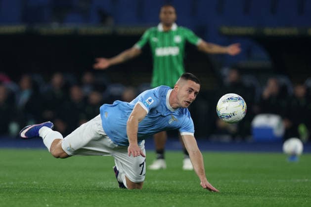 CALCIO - Serie A - SS Lazio vs US Sassuolo Rome, Italy - March 9, 2026: Adam Marusic of Lazio seen in action during the Serie A Enilive 2025-2026 football match between S.S. Lazio vs U.S. Sassuolo at Olympic Stadium. Rome Italy  Copyright: xIPAxSport ABACAx