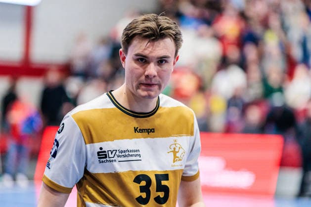 Jannik Dutschke HC Elbflorenz 2006, 35 is disappointed sad after 34 31 defeat GER, TuS N Luebbecke vs HC Elbflorenz 2006, Handball, 2 Bundesliga, Matchday 23, Season 2025 2026, 09 03 2026 GER, TuS N Luebbecke vs HC Elbflorenz 2006, Handball, 2 Bundesliga, Matchday 23, Season 2025 2026, 09 03 2026 Luebbecke Copyright: xEibner-Pressefoto JanxRollingerx EP_JSK