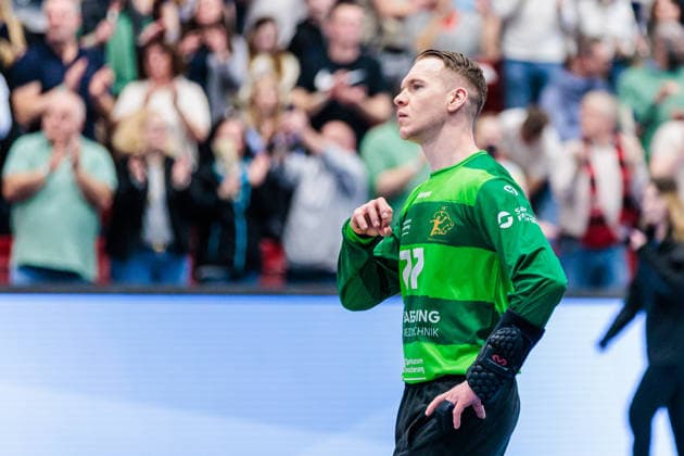 Robin Cantegrel HC Elbflorenz 2006, 77 is disappointed sad after 34 31 defeat GER, TuS N Luebbecke vs HC Elbflorenz 2006, Handball, 2 Bundesliga, Matchday 23, Season 2025 2026, 09 03 2026 GER, TuS N Luebbecke vs HC Elbflorenz 2006, Handball, 2 Bundesliga, Matchday 23, Season 2025 2026, 09 03 2026 Luebbecke Copyright: xEibner-Pressefoto JanxRollingerx EP_JSK