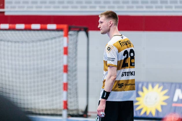 Timo Stoyke HC Elbflorenz 2006, 28 is disappointed sad after 34 31 defeat GER, TuS N Luebbecke vs HC Elbflorenz 2006, Handball, 2 Bundesliga, Matchday 23, Season 2025 2026, 09 03 2026 GER, TuS N Luebbecke vs HC Elbflorenz 2006, Handball, 2 Bundesliga, Matchday 23, Season 2025 2026, 09 03 2026 Luebbecke Copyright: xEibner-Pressefoto JanxRollingerx EP_JSK