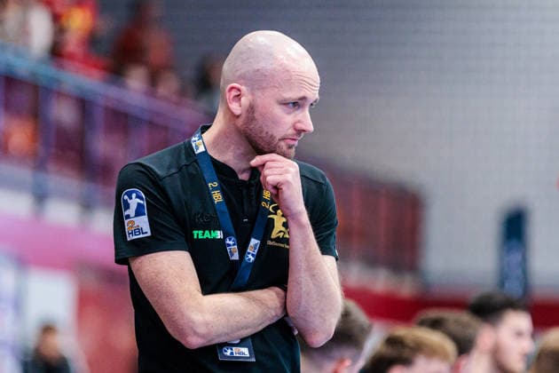 Andre Haber HC Elbflorenz 2006, Coach GER, TuS N Luebbecke vs HC Elbflorenz 2006, Handball, 2 Bundesliga, Matchday 23, Season 2025 2026, 09 03 2026 GER, TuS N Luebbecke vs HC Elbflorenz 2006, Handball, 2 Bundesliga, Matchday 23, Season 2025 2026, 09 03 2026 Luebbecke Copyright: xEibner-Pressefoto JanxRollingerx EP_JSK