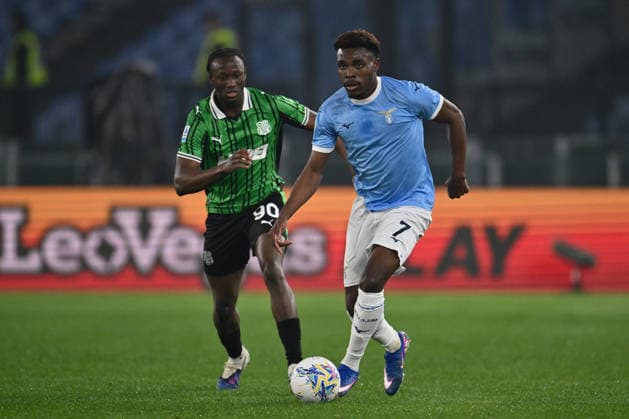 Ismael Kone of U.S. Sassuolo and Fisayo Dele-Bashiru of S.S. Lazio are in action during the 28th matchday of the Serie A championship between S.S. Lazio and U.S. Sassuolo at the Olympic Stadium on March 9, 2026 in Rome, Italy.  Copyright: xDomenicoxCippitelli IPAxSportx xipa-agency.netx xx IPA_72638489 IPA_Agency_IPA72638489
