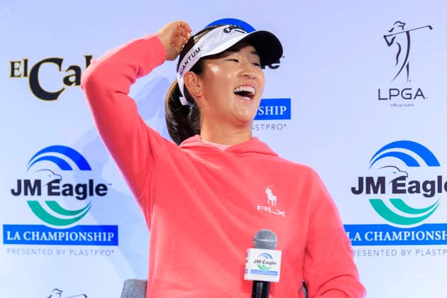 March 9, 2026, Tarzana, California, USA: Andrea Lee during the 2026 JM Eagle LA Championship Media Day on Monday March 9, 2026 at El Caballero Country Club in Tarzana, California. ARIANA RUIZ PI Tarzana USA - ZUMAp124 20260309_zaa_p124_002 Copyright: xArianaxRuizx
