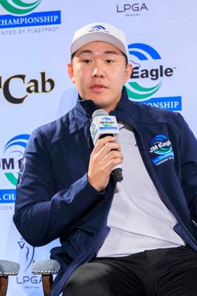 March 9, 2026, Tarzana, California, USA: Walter Wang Jr. during the 2026 JM Eagle LA Championship Media Day on Monday March 9, 2026 at El Caballero Country Club in Tarzana, California. ARIANA RUIZ PI Tarzana USA - ZUMAp124 20260309_zaa_p124_008 Copyright: xArianaxRuizx