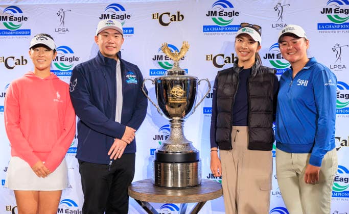 Golf LPGA, JM Eagle LA Championship, Press event