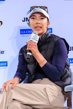 March 9, 2026, Tarzana, California, USA: Alison Lee during the 2026 JM Eagle LA Championship Media Day on Monday March 9, 2026 at El Caballero Country Club in Tarzana, California. ARIANA RUIZ PI 2026 JM Eagle LA Championship - Media Day  - ZUMAp124 20260309_zaa_p124_014 Copyright: xArianaxRuizx