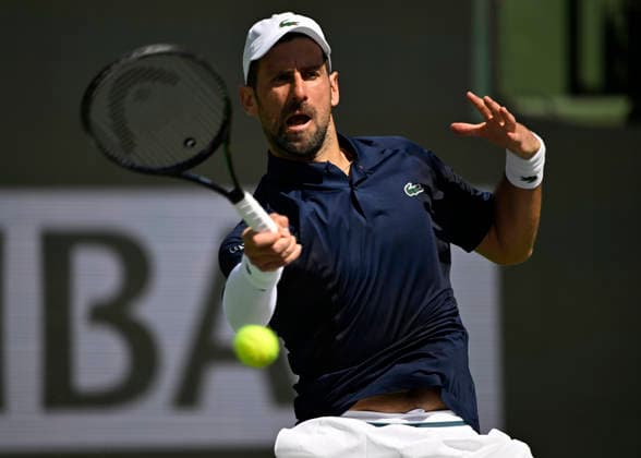 Tennis 2026: BNP Paribas Open MAR 09 March 09, 2026 Novak Djokovic (SRB) returns a shot against Aleksandar Kovacevic during their second round match at the BNP Paribas Open held at the Indian Wells Tennis Garden in Indian Wells, California. California. Mandatory Photo Credit : Charles Baus CSM (Credit Image: Â Charles Baus Cal Media) Indian Wells Ca United States of America EDITORIAL USE ONLY Copyright: xx ZUMA-20260309_zma_c04_166.jpg CharlesxBausx csmphotothree478948
