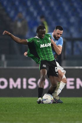 CALCIO - Serie A - SS Lazio vs US Sassuolo Ismael Kone of U.S. Sassuolo and Mario Gila of S.S. Lazio are in action during the 28th matchday of the Serie A championship between S.S. Lazio and U.S. Sassuolo at the Olympic Stadium on March 9, 2026 in Rome, Italy. Rome Italy  Copyright: xIPAxSport ABACAx