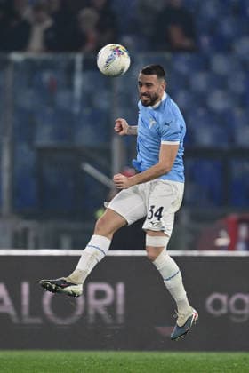CALCIO - Serie A - SS Lazio vs US Sassuolo Mario Gila of S.S. Lazio is in action during the 28th matchday of the Serie A championship between S.S. Lazio and U.S. Sassuolo at the Olympic Stadium on March 9, 2026 in Rome, Italy. Rome Italy  Copyright: xIPAxSport ABACAx
