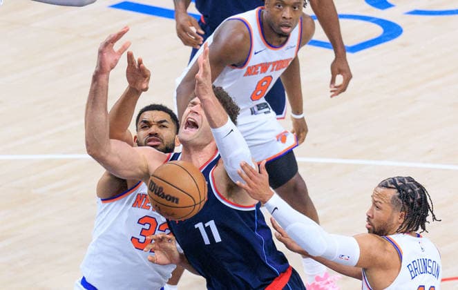 Basketball, NBA, Los Angeles Clippers - New York Knicks