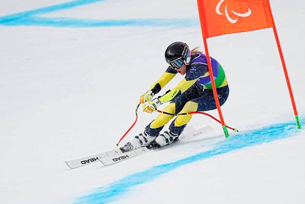 CORTINA, ITALY 20260310 Sweden s Ebba Arsjö during the alpine combined super-g at the Paralympics at the Tofane Alpine Skiing Centre in Cortina, Italy. *** The image is included in the SPORTS PACKAGE. For others PAYMENT IMAGE *** CORTINA ITALY x9200x *** CORTINA, ITALY 20260310 Sweden s Ebba Arsjö during the alpine combined super g at the Paralympics at the Tofane Alpine Skiing Centre in Cortina, Italy The image is included in the SPORTS PACKAGE For others PAYMENT IMAGE CORTINA ITALY x9200x  Copyright: xBjörnxLarssonxRosvall TTx PARALYMPICS 2026 SUPER-G