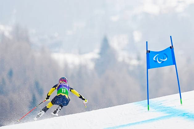 CORTINA, ITALY 20260310 Sweden s Ebba Arsjö during the alpine combined super-g at the Paralympics at the Tofane Alpine Skiing Centre in Cortina, Italy. *** The image is included in the SPORTS PACKAGE. For others PAYMENT IMAGE *** CORTINA ITALY x9200x *** CORTINA, ITALY 20260310 Sweden s Ebba Arsjö during the alpine combined super g at the Paralympics at the Tofane Alpine Skiing Centre in Cortina, Italy The image is included in the SPORTS PACKAGE For others PAYMENT IMAGE CORTINA ITALY x9200x  Copyright: xBjörnxLarssonxRosvall TTx PARALYMPICS 2026 SUPER-G