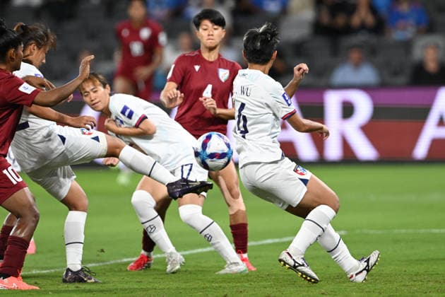 Football, Women, Asian Cup, India - Taiwan