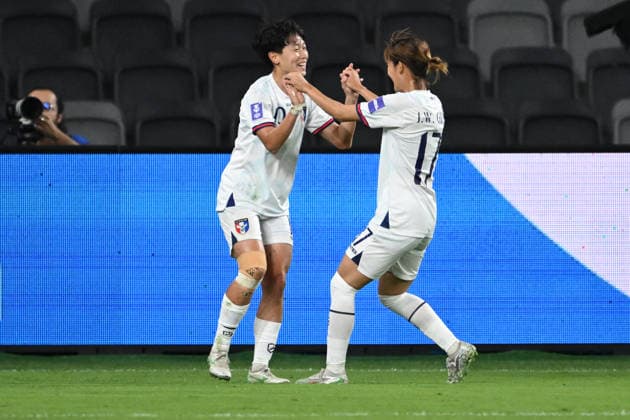SOCCER ASIAN CUP INDIA TAIWAN, Su Yu-hsuan of Taiwan celebrates after scoring a goal during the AFC Women™s Asian Cup Group C match between India and Taiwan at CommBank Stadium in Sydney, Tuesday, March 10, 2026. ( NO ARCHIVING, EDITORIAL USE ONLY SYDNEY NEW SOUTH WALES AUSTRALIA  Copyright: xDEANxLEWINSx 20260310199478236503