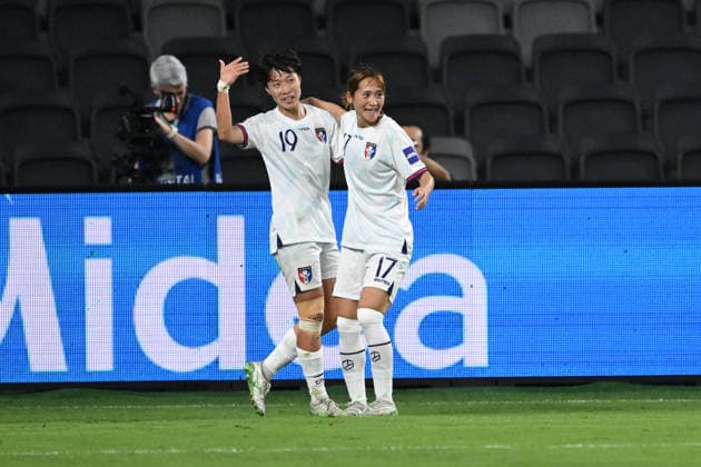 SOCCER ASIAN CUP INDIA TAIWAN, Su Yu-hsuan of Taiwan celebrates after scoring a goal during the AFC Women™s Asian Cup Group C match between India and Taiwan at CommBank Stadium in Sydney, Tuesday, March 10, 2026. ( NO ARCHIVING, EDITORIAL USE ONLY SYDNEY NEW SOUTH WALES AUSTRALIA  Copyright: xDEANxLEWINSx 20260310148245791722