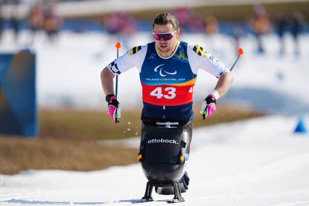 CORTINA, ITALY 20260310 Sweden s Arnt Christian Furuberg during the men s sitting cross-country skiing sprint classic at the Tesero Cross-Country Skiing Stadium, in Val Di Fiemme. *** The image is included in the SPORTS PACKAGE. For others PAYMENT IMAGE *** VAL DI FIEMME ITALY x10500x *** CORTINA, ITALY 20260310 Sweden s Arnt Christian Furuberg during the men s sitting cross country skiing sprint classic at the Tesero Cross Country Skiing Stadium, in Val Di Fiemme The image is included in the SPORTS PACKAGE For others PAYMENT IMAGE VAL DI FIEMME ITALY x10500x  Copyright: xOscarxOlsson ParasportxSverigex TTx PARALYMPICS SUPER-G