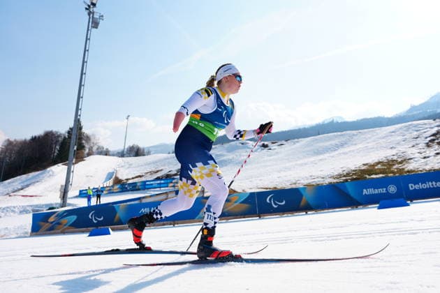 VAL DI FIEMME, ITALIEN 20260310 Sveriges Alice Morelius under damernas längdskidor sprint, klassisk, pa Tesero Cross-Country Skiing Stadium i Val di Fiemme, Italien. *** Bilden ingar i SPORTPAKET. För övriga BETALBILD *** VAL DI FIEMME ITALIEN x10500x *** VAL DI FIEMME, ITALY 20260310 Swedens Alice Morelius during the womens cross-country skiing sprint, classic, at the Tesero Cross Country Skiing Stadium in Val di Fiemme, Italy The picture is in the SPORT PACKAGE For others PAYPICTURE VAL DI FIEMME ITALY x10500x  Copyright: xOscarxOlsson ParasportxSverigex TTx PARALYMPICS 2026 LÄNGDSKIDOR