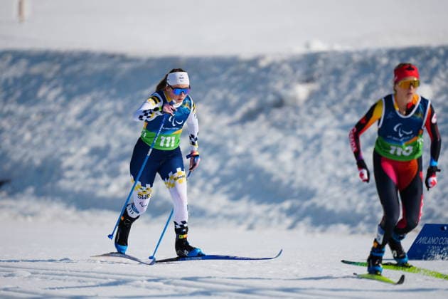 VAL DI FIEMME, ITALY 20260310 Sweden s Alice Morelius during the women s cross-country skiing sprint, classic, at the Tesero Cross-Country Skiing Stadium in Val di Fiemme, Italy. *** The image is included in the SPORTS PACKAGE. For others PAYMENT IMAGE *** VAL DI FIEMME ITALY x10500x *** VAL DI FIEMME, ITALY 20260310 Sweden s Alice Morelius during the women s cross country skiing sprint, classic, at the Tesero Cross Country Skiing Stadium in Val di Fiemme, Italy The image is included in the SPORTS PACKAGE For others PAYMENT IMAGE VAL DI FIEMME ITALY x10500x  Copyright: xOscarxOlsson ParasportxSverigex TTx PARALYMPICS 2026 LÄNGDSKIDOR