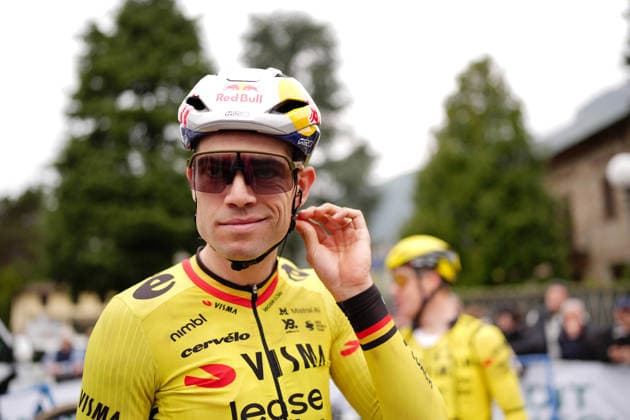 Van Aert Wout Of Team Visma Lease A Bike during the 206-kilometer Stage 2 of the Tirreno-Adriatico cycling race from Camaiore to San Gimignano - Italy - Tuesday, March 10, 2026. - cycling .  Copyright: xMassimoxPaolone LaPressex