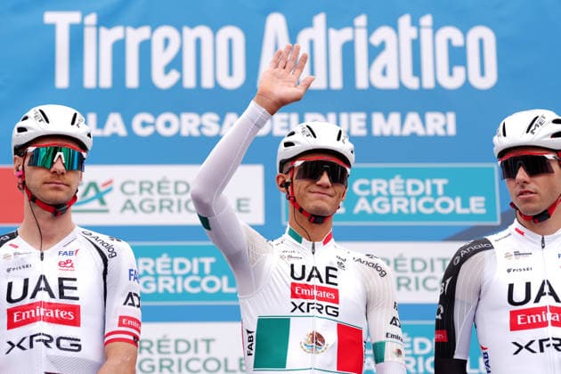 Del Toro Romero Isaac Of Uae Team Emirates Xrg during the 206-kilometer Stage 2 of the Tirreno-Adriatico cycling race from Camaiore to San Gimignano - Italy - Tuesday, March 10, 2026. - cycling .  Copyright: xMassimoxPaolone LaPressex