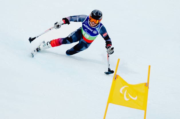 PARALYMPICS - Winter Paralympics Milano Cortina 2026 CORTINA D AMPEZZO,ITALY,10.MAR.26 - PARALYMPICS, ALPINE SKIING - Paralympic Winter games, Winterspiele,Spiele, Summer games Milano Cortina 2026, Super Combined, men. Image shows Thomas Grochar (AUT).  GEPAxpictures xMaticxKlansek