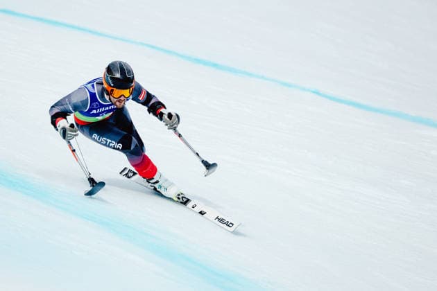 PARALYMPICS - Winter Paralympics Milano Cortina 2026 CORTINA D AMPEZZO,ITALY,10.MAR.26 - PARALYMPICS, ALPINE SKIING - Paralympic Winter games, Winterspiele,Spiele, Summer games Milano Cortina 2026, Super Combined, men. Image shows Thomas Grochar (AUT).  GEPAxpictures xMaticxKlansek