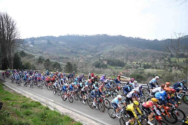 10-03-2026 Tirreno - Adriatico; Tappa 02 Camaiore - San Gimignano; Montemagno; 