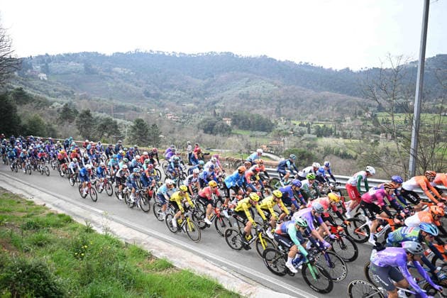 10-03-2026 Tirreno - Adriatico; Tappa 02 Camaiore - San Gimignano; Montemagno; 
