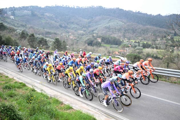 10-03-2026 Tirreno - Adriatico; Tappa 02 Camaiore - San Gimignano; Montemagno; 