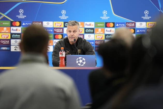 Football, press conference with Bodo Glimt Bodo, Norway 20260310 Bodo Glimt s coach Kjetil Knutsen during a press conference with Bodo Glimt at Aspmyra stadium before the Champions League football match against Sporting Photo Fredrik Varfjell NTB Bodo Norway EDITORIAL USE ONLY RESTRICTED USE FOR BETTING COMPANIES  Copyright: xFredrikxVarfjellx xNTBx