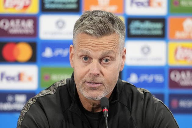 Football, press conference with Bodo Glimt Bodo, Norway 20260310 Bodo Glimt s coach Kjetil Knutsen during a press conference with Bodo Glimt at Aspmyra stadium before the Champions League football match against Sporting Photo Fredrik Varfjell NTB Bodo Norway EDITORIAL USE ONLY RESTRICTED USE FOR BETTING COMPANIES  Copyright: xFredrikxVarfjellx xNTBx