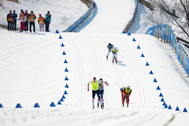 VAL DI FIEMME, ITALY 20260310 Sweden s Zebastian Modin with his guide Emil Talsi takes bronze in the men s cross-country skiing, sprint, at the Tesero Cross-Country Skiing Stadium in Val di Fiemme, Italy. *** The image is included in the SPORTS PACKAGE. For others PAYMENT IMAGE *** VAL DI FIEMME ITALY x10500x *** VAL DI FIEMME, ITALY 20260310 Sweden s Zebastian Modin with his guide Emil Talsi takes bronze in the men s cross country skiing, sprint, at the Tesero Cross Country Skiing Stadium in Val di Fiemme, Italy The image is included in the SPORTS PACKAGE For others PAYMENT IMAGE VAL DI FIEMME ITALY x10500x  Copyright: xOscarxOlsson ParasportxSverigex TTx PARALYMPICS 2026 CROSS-COUNTRY SKIING
