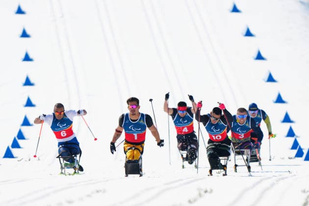 VAL DI FIEMME, ITALY 20260310 China s Liu Zixu takes gold and Brazil s Cristian Ribera takes silver in the men s cross-country skiing, sitting sprint, at the Tesero Cross-Country Skiing Stadium in Val di Fiemme, Italy. *** The image is included in the SPORTS PACKAGE. For others PAYMENT IMAGE *** VAL DI FIEMME ITALY x10500x *** VAL DI FIEMME, ITALY 20260310 China s Liu Zixu takes gold and Brazil s Cristian Ribera takes silver in the men s cross country skiing, sitting sprint, at the Tesero Cross Country Skiing Stadium in Val di Fiemme, Italy The image is included in the SPORTS PACKAGE For others PAYMENT IMAGE VAL DI FIEMME ITALY x10500x  Copyright: xOscarxOlsson ParasportxSverigex TTx PARALYMPICS 2026 CROSS-COUNTRY SKIING
