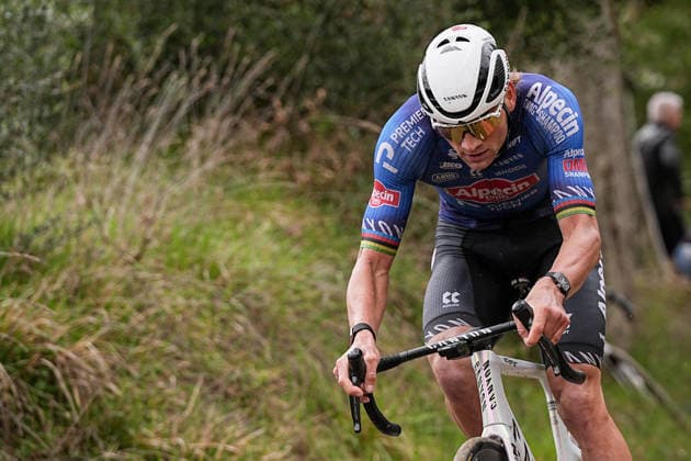 Van Der Poel Mathieu Of Alpecin-Premier Tech during the 206-kilometer Stage 2 of the Tirreno-Adriatico cycling race from Camaiore to San Gimignano - Italy,- Tuesday, March 10, 2026. - cycling .  Copyright: xMarcoxAlpozzi LaPressex