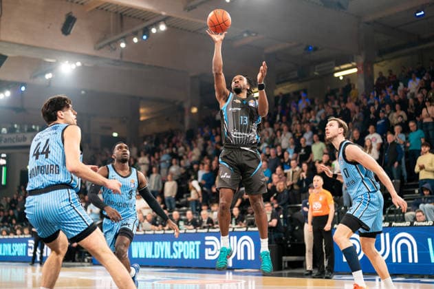 Keith Braxton Jr Science City Jena, 13 on throw, GER, Veolia Towers Hamburg vs Science City Jena, Basketball, Bundesliga, Matchday 26, Season 2025 2026, 10 03 2026 GER, Veolia Towers Hamburg vs Science City Jena, Basketball, Bundesliga, Matchday 26, Season 2025 2026, 10 03 2026 Hamburg Copyright: xEibner-Pressefoto MaxxVincenx EP_MVN