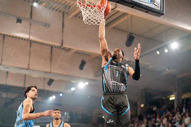 William McNair Jr Science City Jena, 03 at basketball, GER, Veolia Towers Hamburg vs Science City Jena, Basketball, Bundesliga, Matchday 26, Season 2025 2026, 10 03 2026 GER, Veolia Towers Hamburg vs Science City Jena, Basketball, Bundesliga, Matchday 26, Season 2025 2026, 10 03 2026 Hamburg Copyright: xEibner-Pressefoto MaxxVincenx EP_MVN
