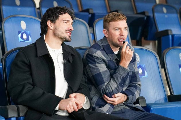 Italy Football UEFA Champions League 2025 2026, round of 16 Atalanta Bergamo vs FC Bayern Munich New Balance Arena Bergamo Mats Hummels and Christoph Kramer appear together as experts on Amazon Prime Video Copyright: xJOERANxSTEINSIEKx